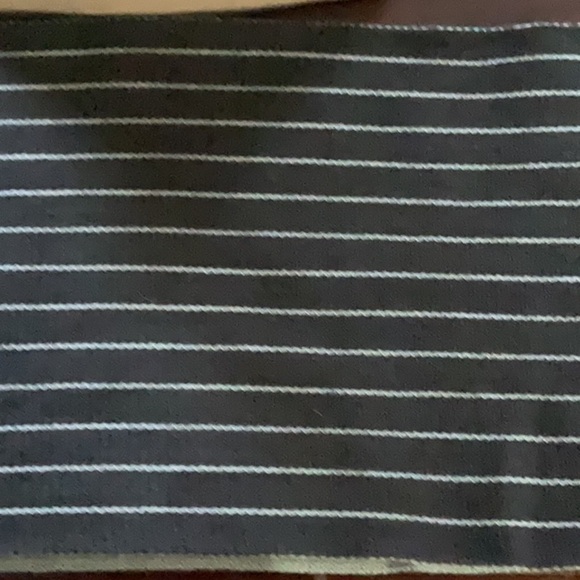 Striped dark grey and light grey Scarf - Picture 8 of 8